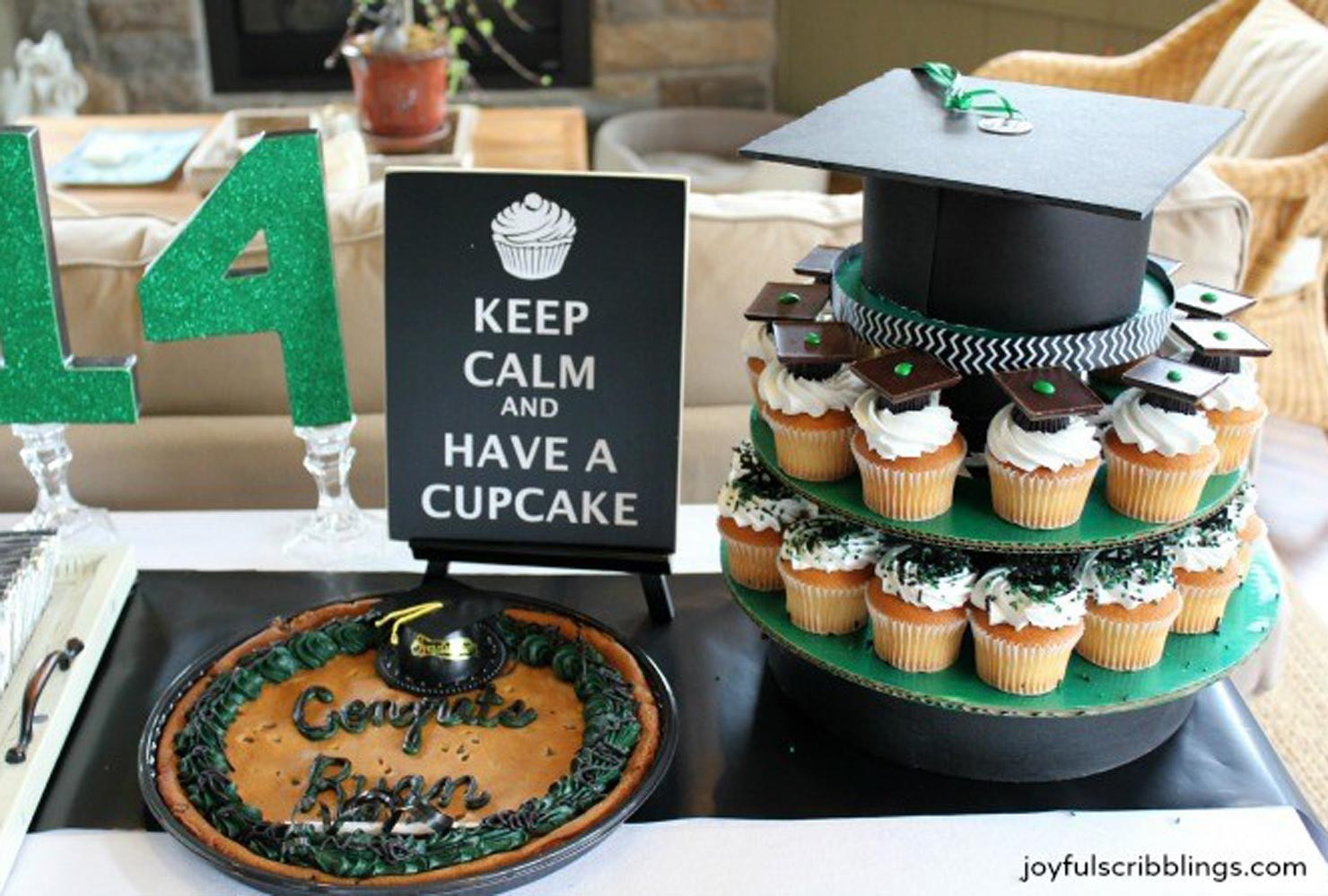 Cupcake Decorating Ideas Graduation Party
 90 Graduation Party Ideas for High School & College 2019