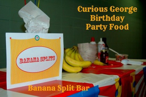 Curious George Birthday Party Food Ideas
 Curious George Birthday Party Ideas