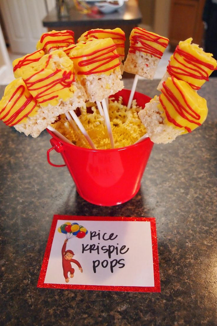 Curious George Birthday Party Food Ideas
 159 best Curious George Birthday images on Pinterest