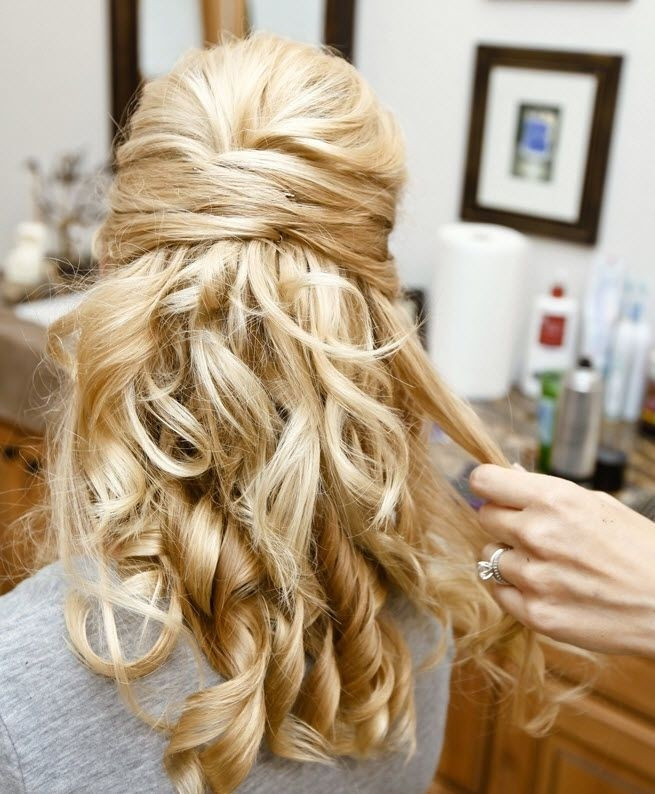 Curled Hairstyles For Bridesmaids
 30 Hottest Bridesmaid Hairstyles For Long Hair PoPular