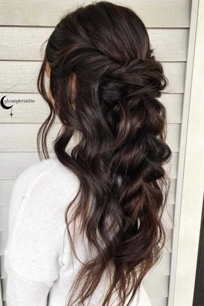 Curled Hairstyles For Bridesmaids
 Chic Half up Bridesmaid Hairstyles for Long Hair