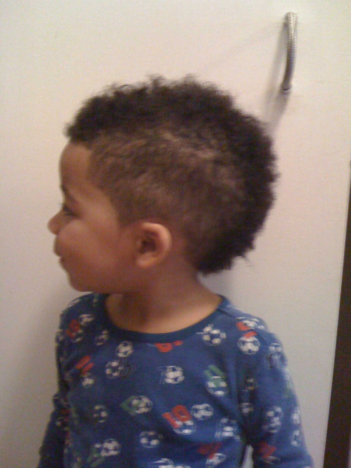 Curly Hair Baby Boy
 hair raising adventures Little Brother Hair Update
