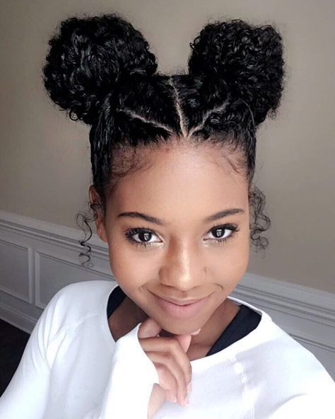 Curly Hairstyles For Black Kids
 Pin by donna odom on black girls hair in 2019
