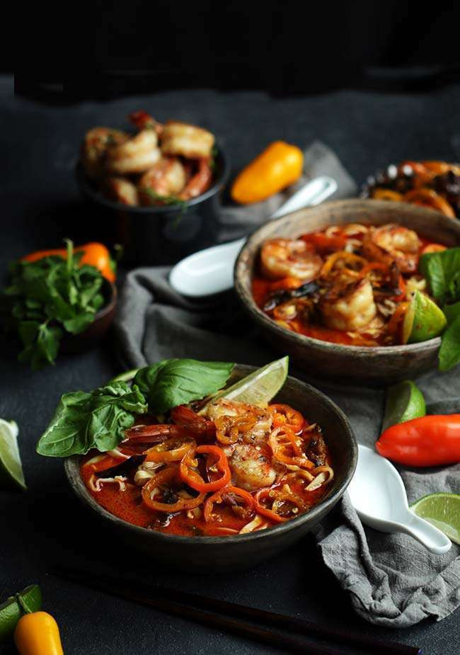 Curry Shrimp Pasta
 Thai Curry Shrimp Pasta Recipe