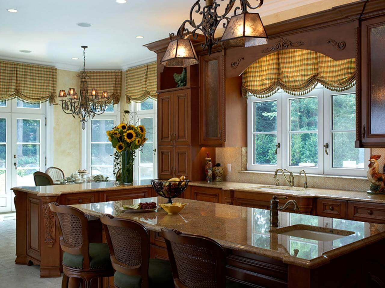 Curtain Kitchen Windows
 Top 65 Luxury Kitchen Design Ideas Exclusive Gallery