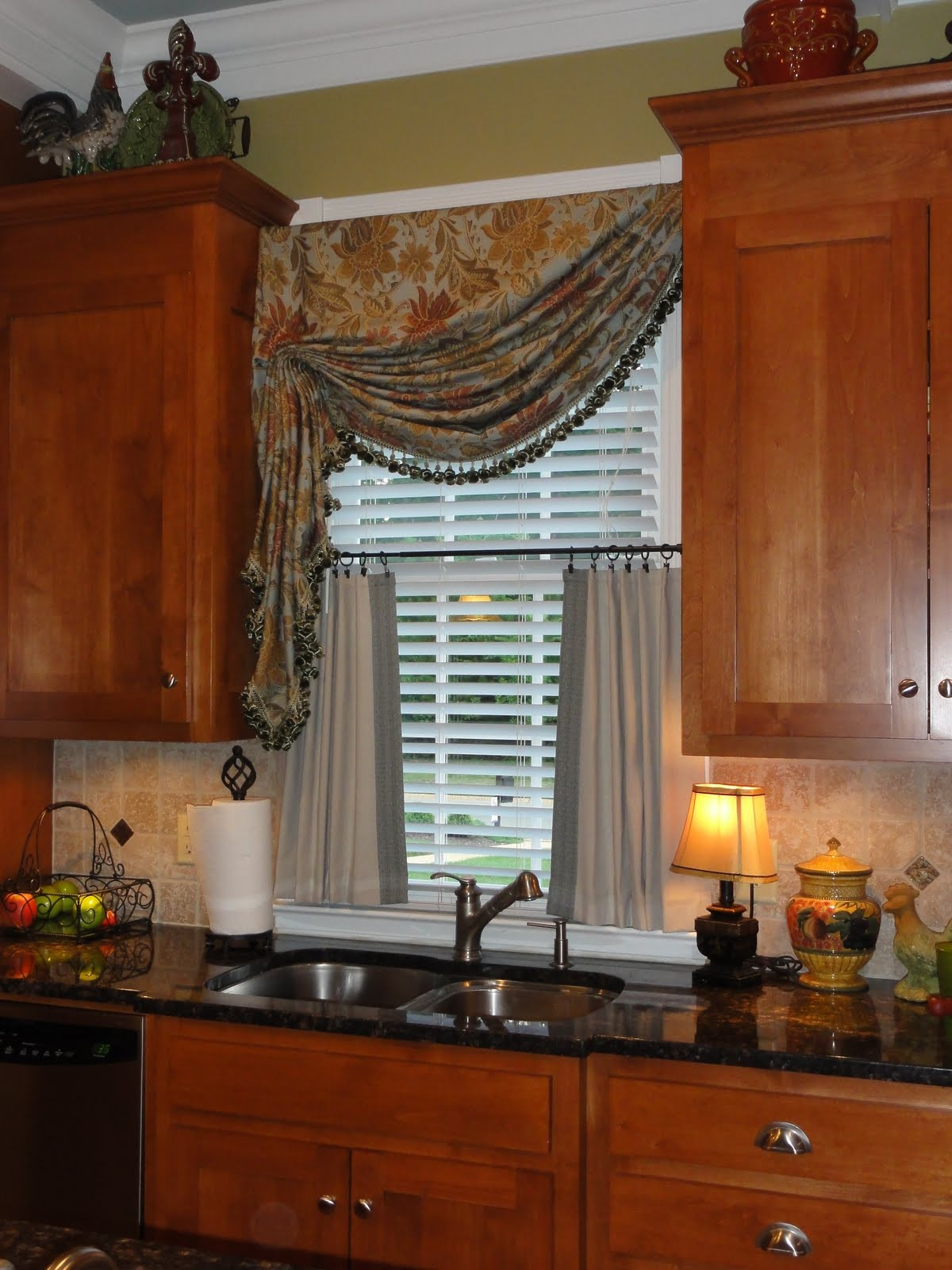 Curtain Kitchen Windows
 Simply by Sabrina Kitchen Window Treatment Add on