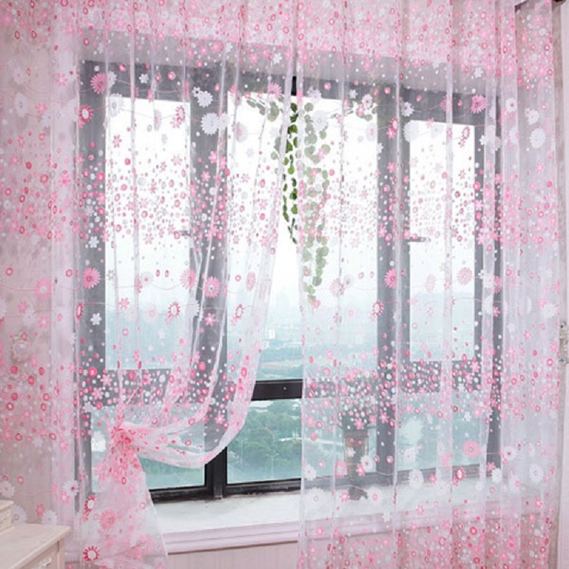 Curtain Rods For Kids Room
 Wear Rods Voile Window Curtain For Children Room Living