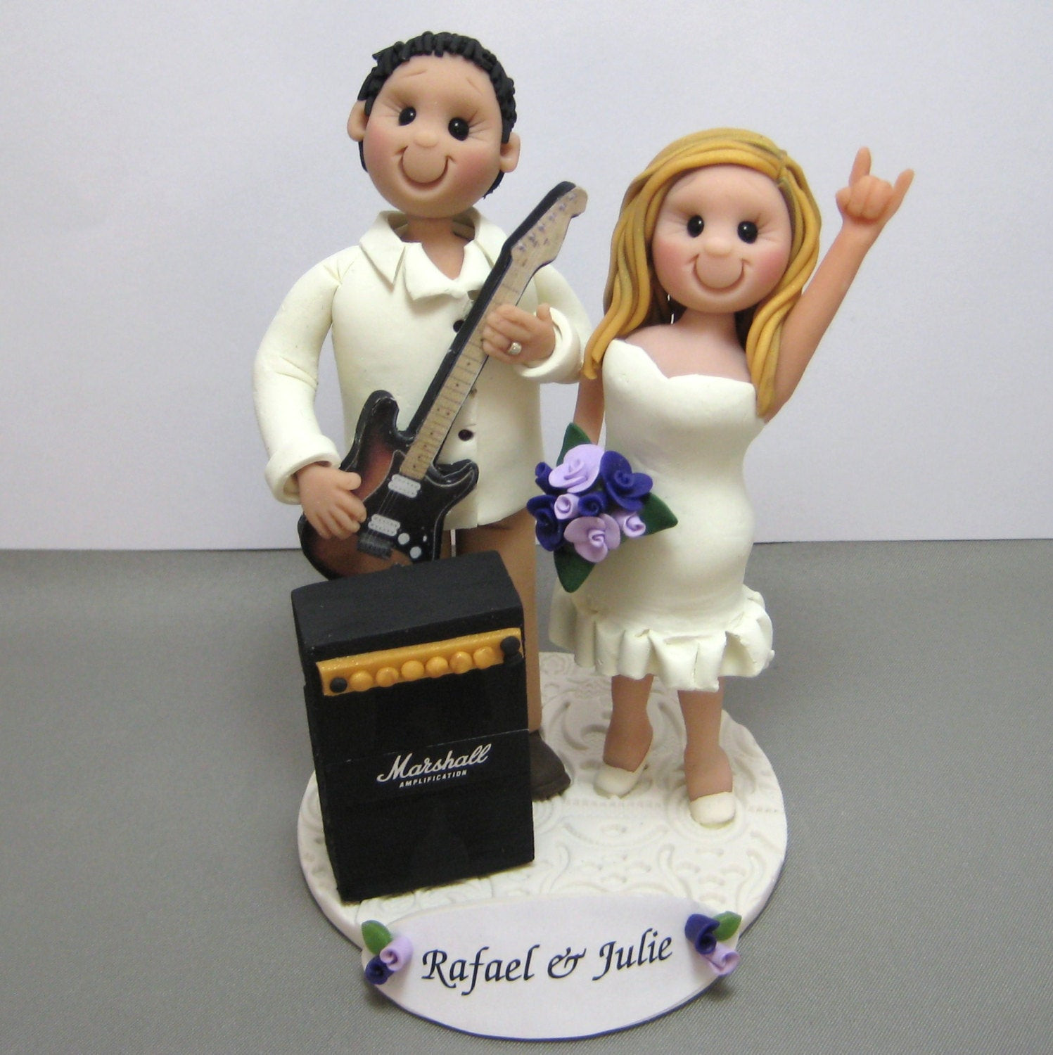 Custom Made Wedding Cake Toppers
 DEPOSIT for Custom made Polymer Clay Wedding Cake Topper Music
