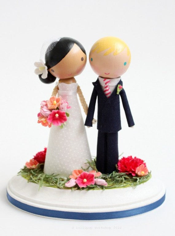 Custom Made Wedding Cake Toppers
 custom wedding cake topper no arch