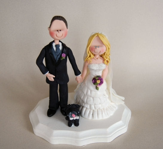 Custom Made Wedding Cake Toppers
 Wedding Cake Topper Custom Made by little people