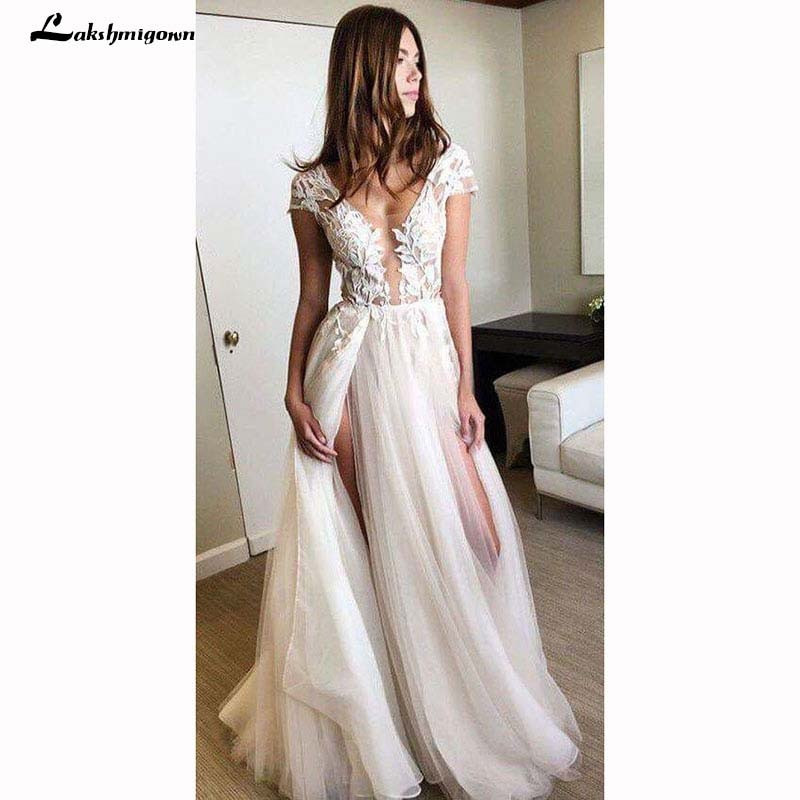 Custom Made Wedding Gowns
 Aliexpress Buy Beach Wedding Dresses White Ivory