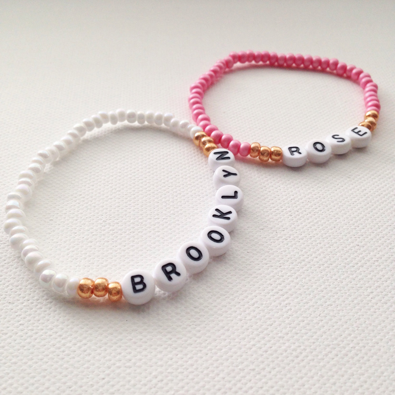 Custom Name Bracelets
 Personalized Name Bracelet Name Bracelet by BrooklynRoseBeads
