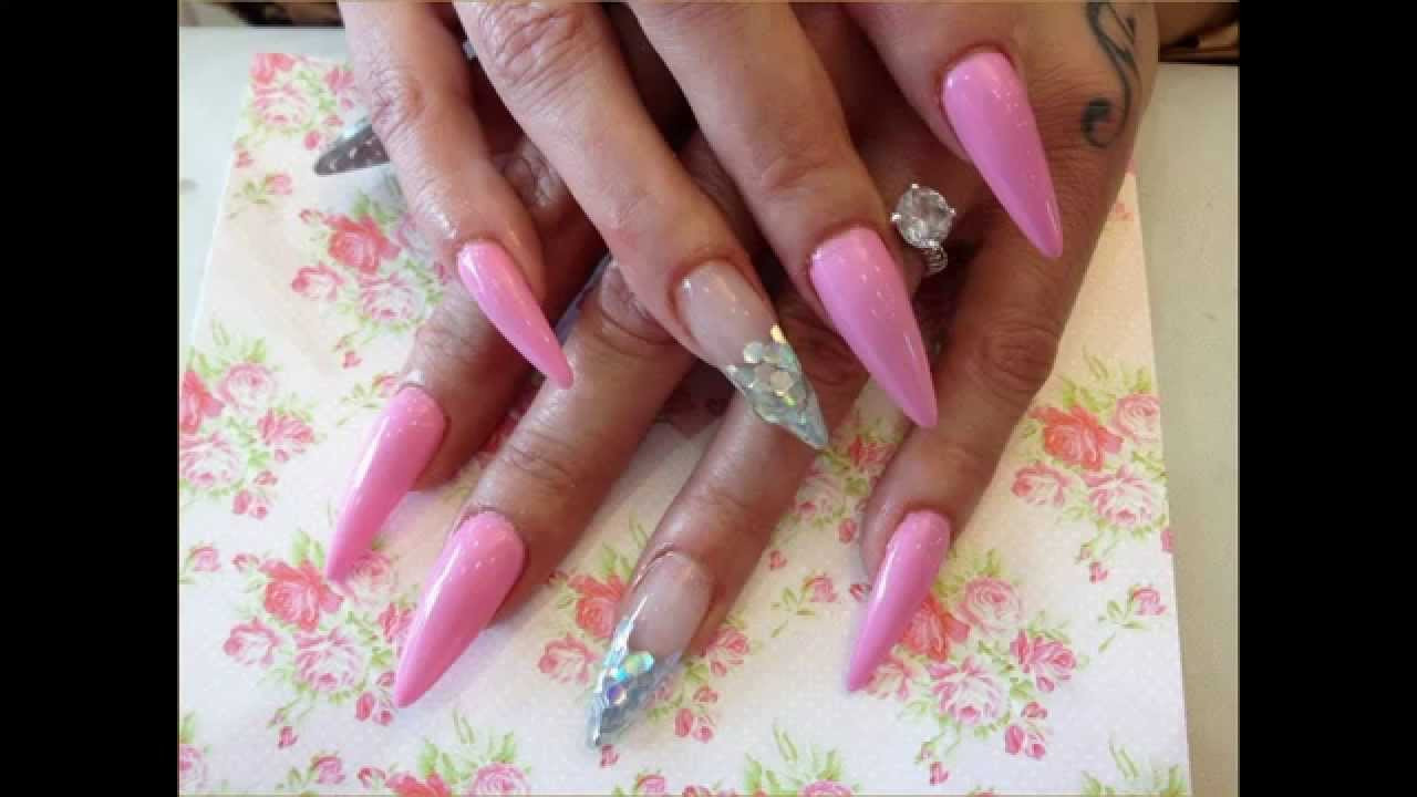Cute Acrylic Nail Designs
 Make Cute Acrylic Nail Designs For Prom And Christmas