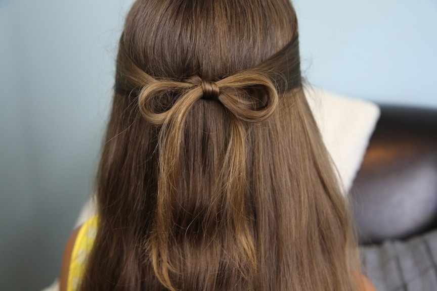Cute And Easy Hairstyles For Girls
 The Subtle Bow Easy Hairstyles
