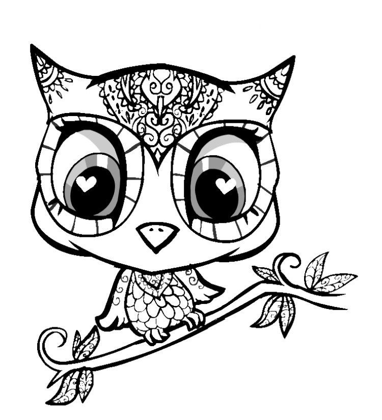Cute Animal Coloring Pages For Adults
 Cute Baby Animals Coloring Pages AZ Coloring Pages