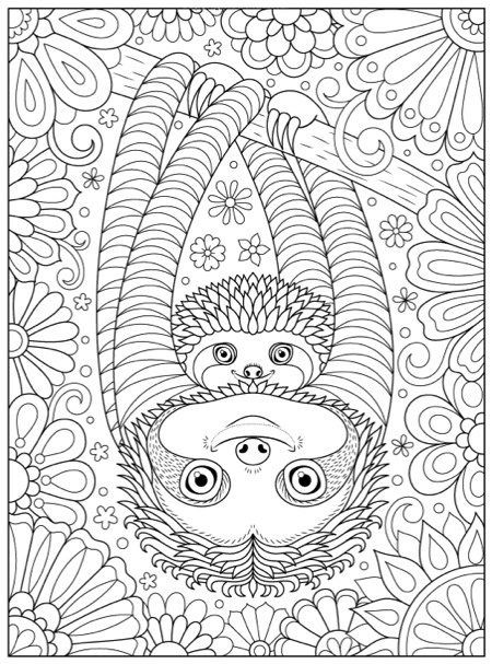 Cute Animal Coloring Pages For Adults
 Hottest New Coloring Books February 2018 Roundup