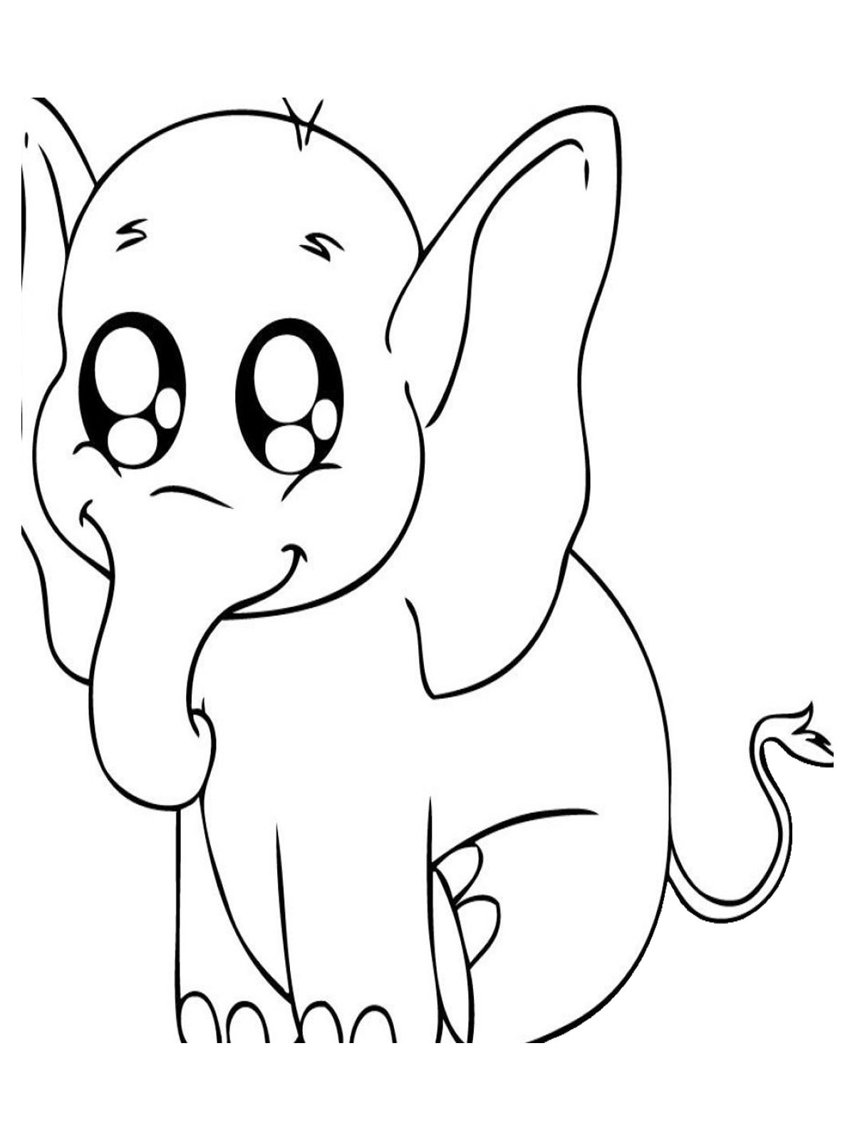 Cute Animal Coloring Pages For Kids
 Baby Animals To Color Animals 2016