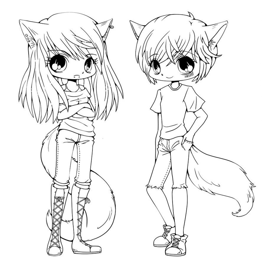 Cute Anime Girls Coloring Pages
 cute chibi coloring pages free coloring pages for kids 21