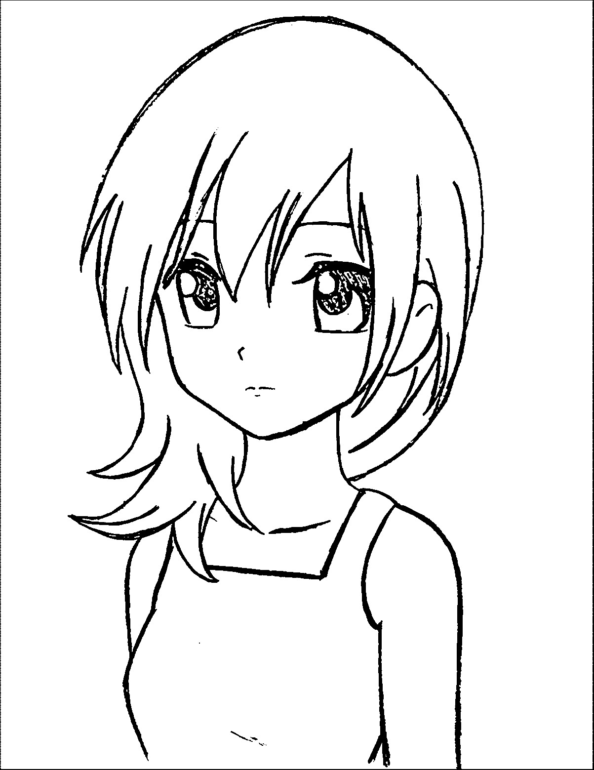 Cute Anime Girls Coloring Pages
 Favorite images — Yandex Collections