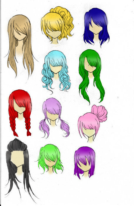 Cute Anime Hairstyles
 anime hairstyles on Tumblr