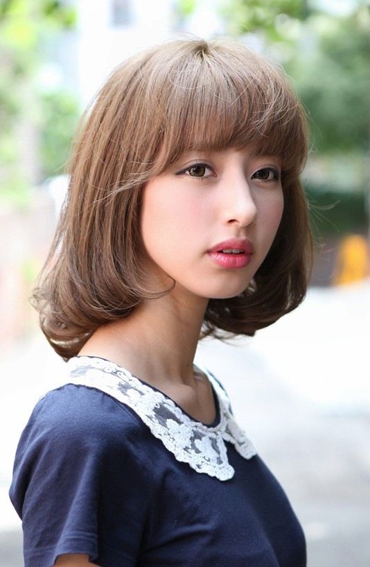 Cute Asian Haircuts
 Cute Japanese Bob Hairstyle for Girls Hairstyles Weekly
