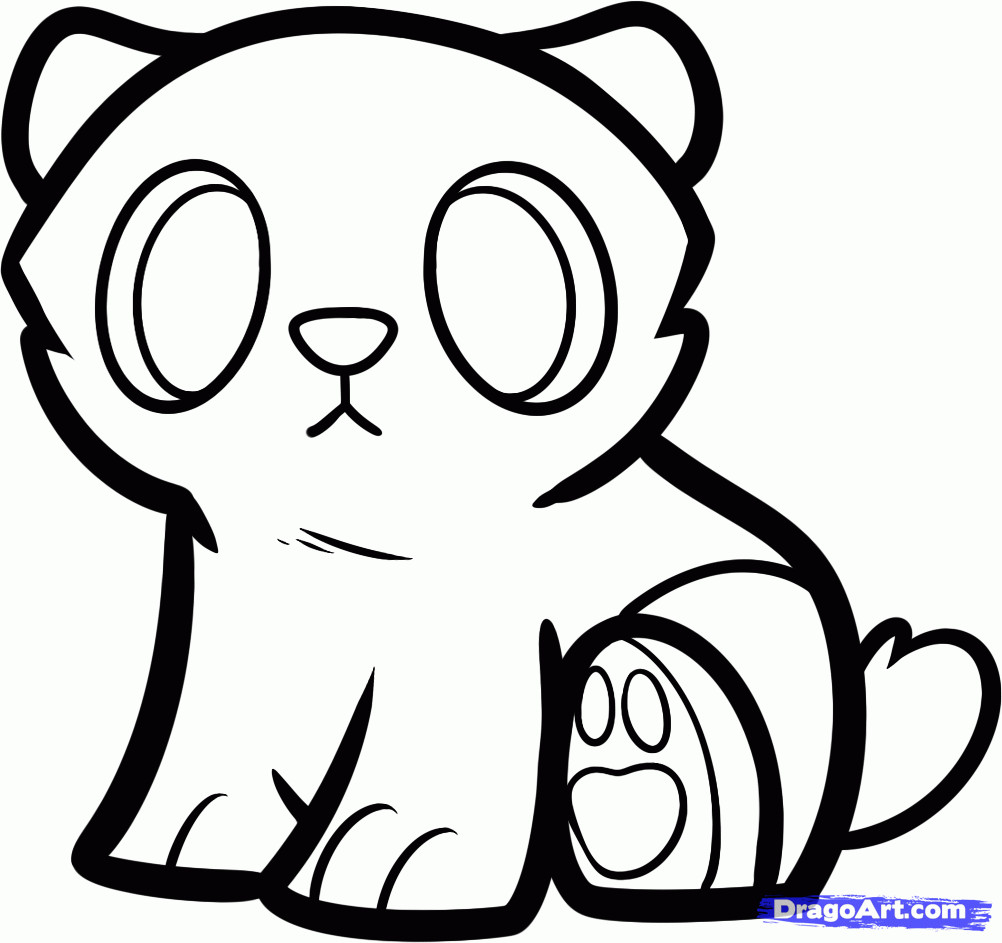 Cute Baby Animal Coloring Pages Dragoart
 How to Draw a Baby Polar Bear Polar Bear Cub Step by