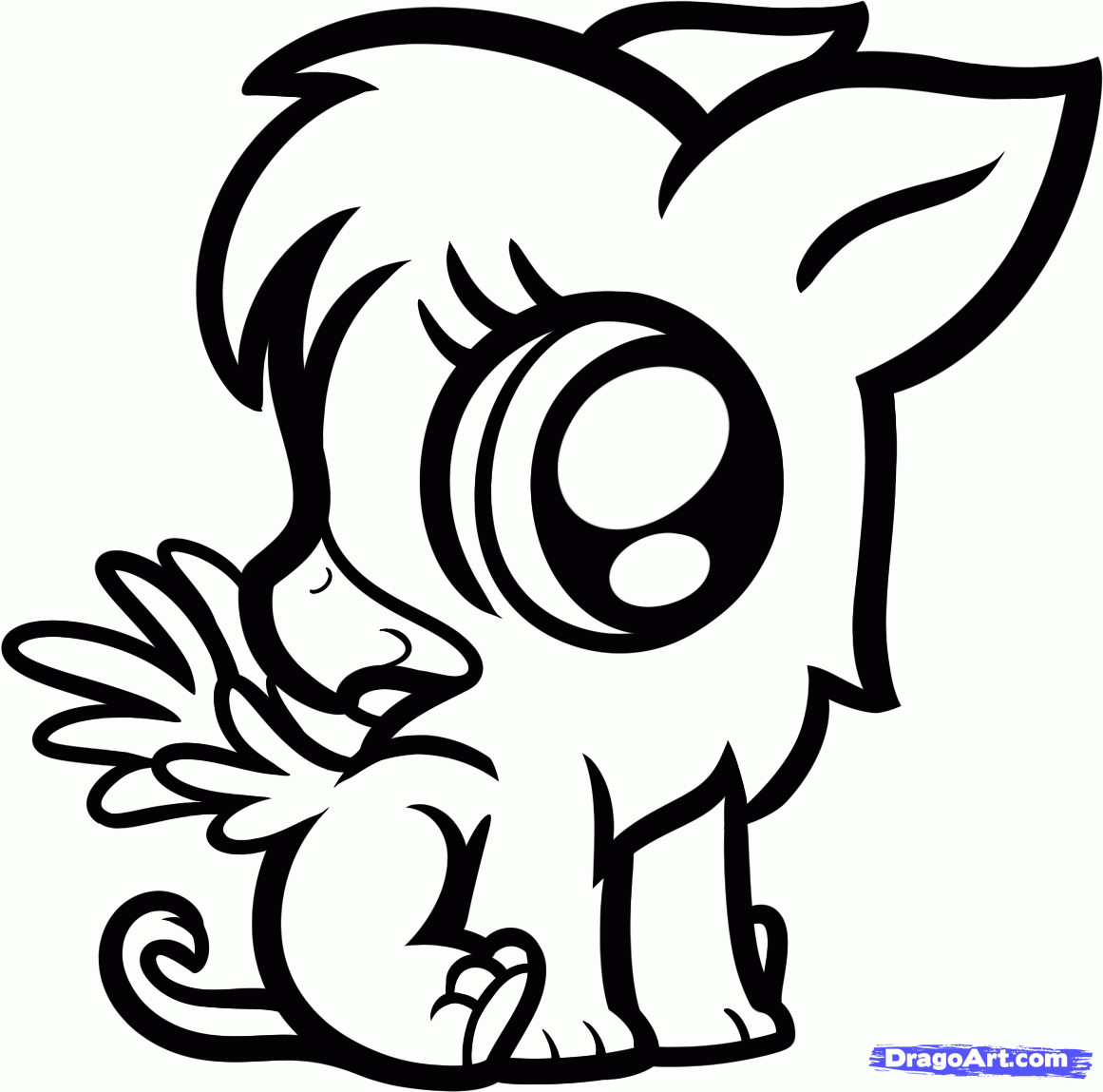 Cute Baby Animal Coloring Pages Dragoart
 Really Cute Coloring Pages Coloring Home