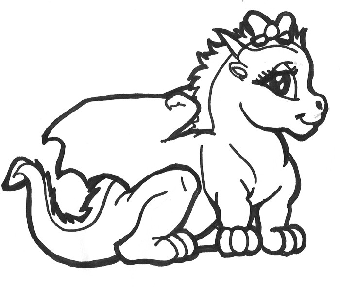 Cute Baby Dragon Coloring Pages
 Cute Baby Dragon Coloring Pages ClipArt Best ClipArt