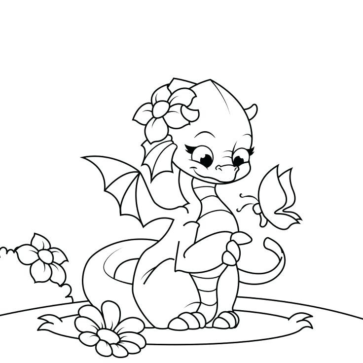Cute Baby Dragon Coloring Pages
 Hard Dragon Coloring Pages at GetColorings