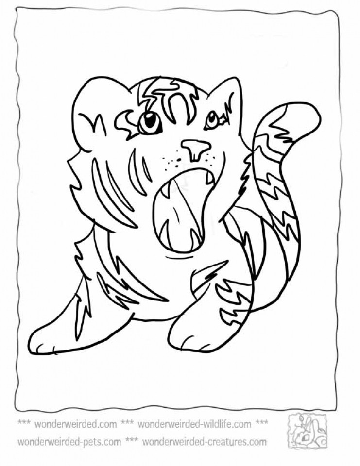 Cute Baby Tiger Coloring Pages
 Get This Baby Tiger Coloring Pages to Print