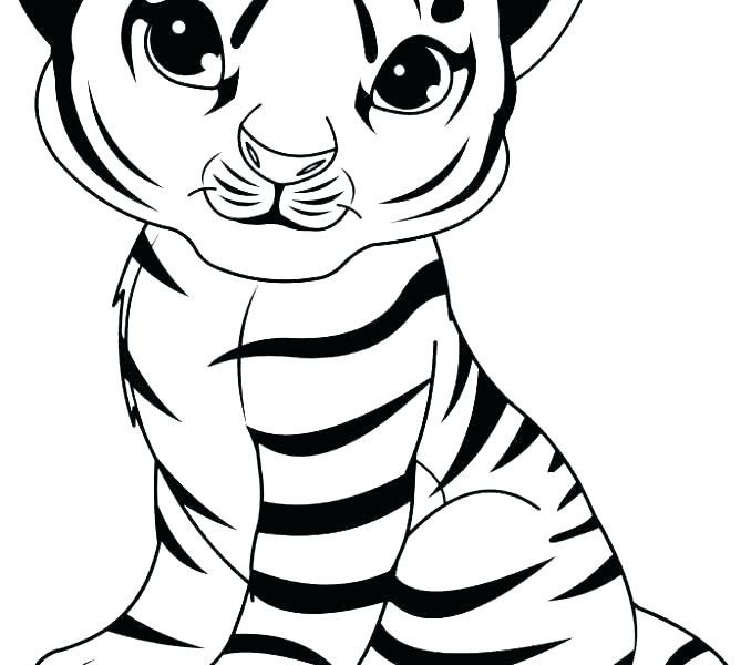 Cute Baby Tiger Coloring Pages
 Cute Baby Tiger Coloring Pages at GetColorings