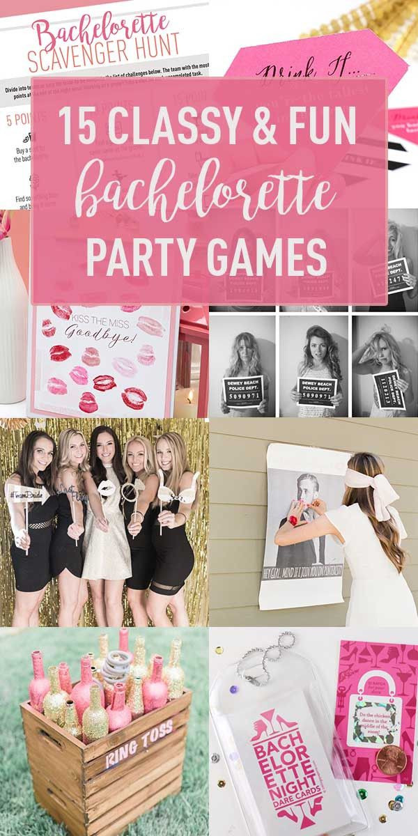 Cute Bachelorette Party Ideas
 15 Classy & Fun Ideas for Bachelorette Party Games in 2019