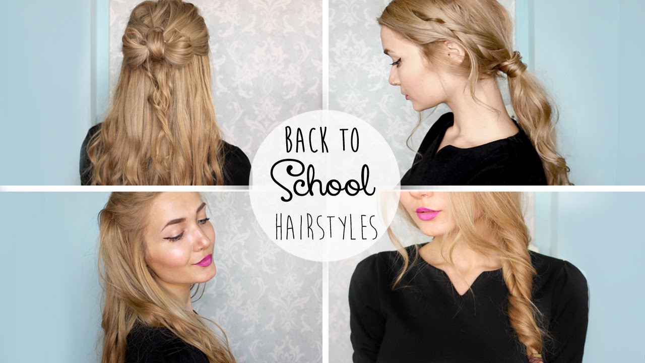 Cute Back To School Hairstyles
 4 Cute Back To School Hairstyles ♡