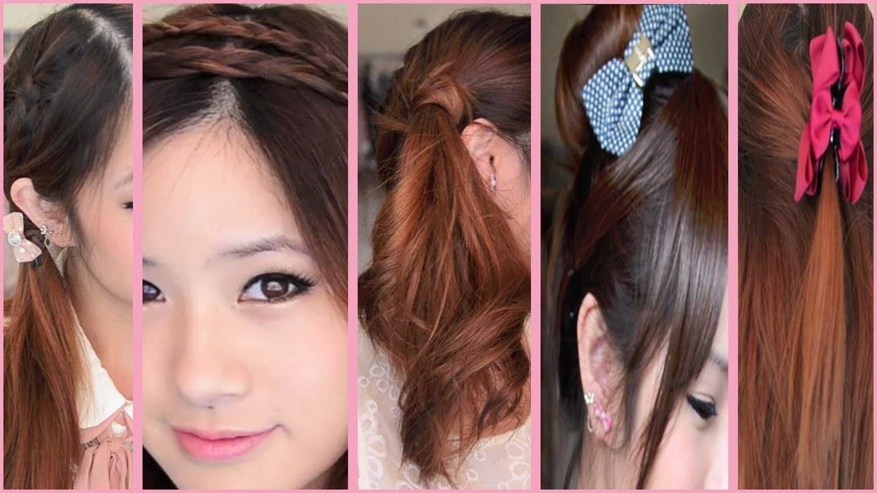 Cute Back To School Hairstyles
 5 Quick and Easy Back to School Hairstyles