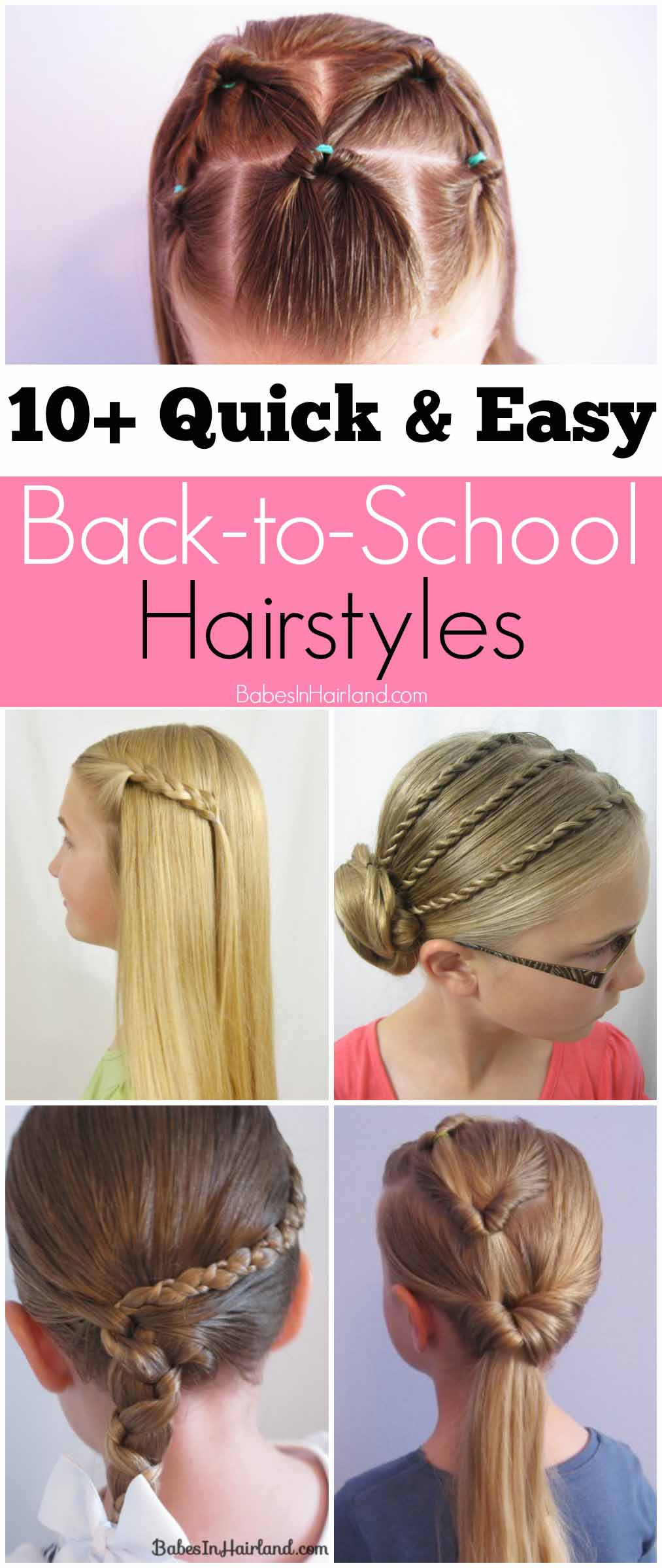 Cute Back To School Hairstyles
 10 Quick and Easy Back to School Hairstyles Babes In