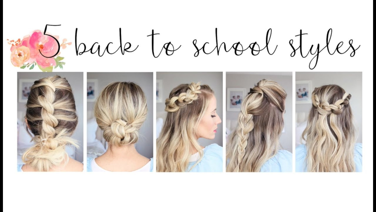 Cute Back To School Hairstyles
 5 Easy Back to School Hairstyles