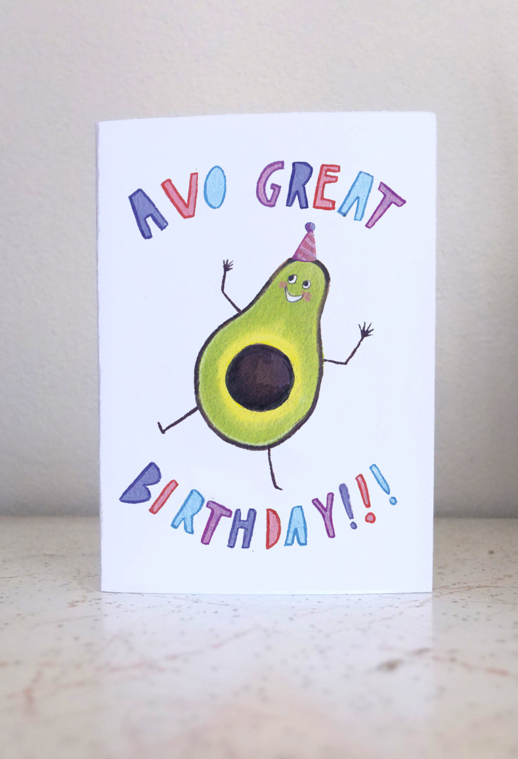 Cute Birthday Card
 Avo Great Birthday Cute Avocado Lovers Birthday Card