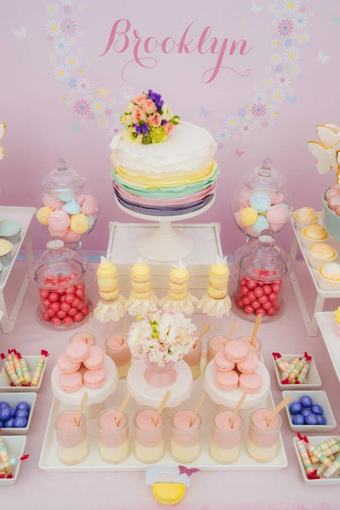 Cute Birthday Party Ideas
 Kara s Party Ideas Butterfly Themed 1st Birthday Party