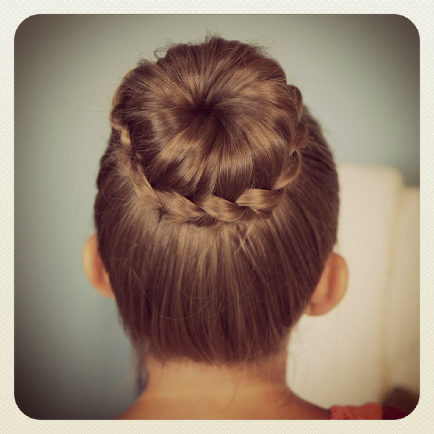 Cute Braid Hairstyles
 Lace Braided Bun Cute Updo Hairstyles