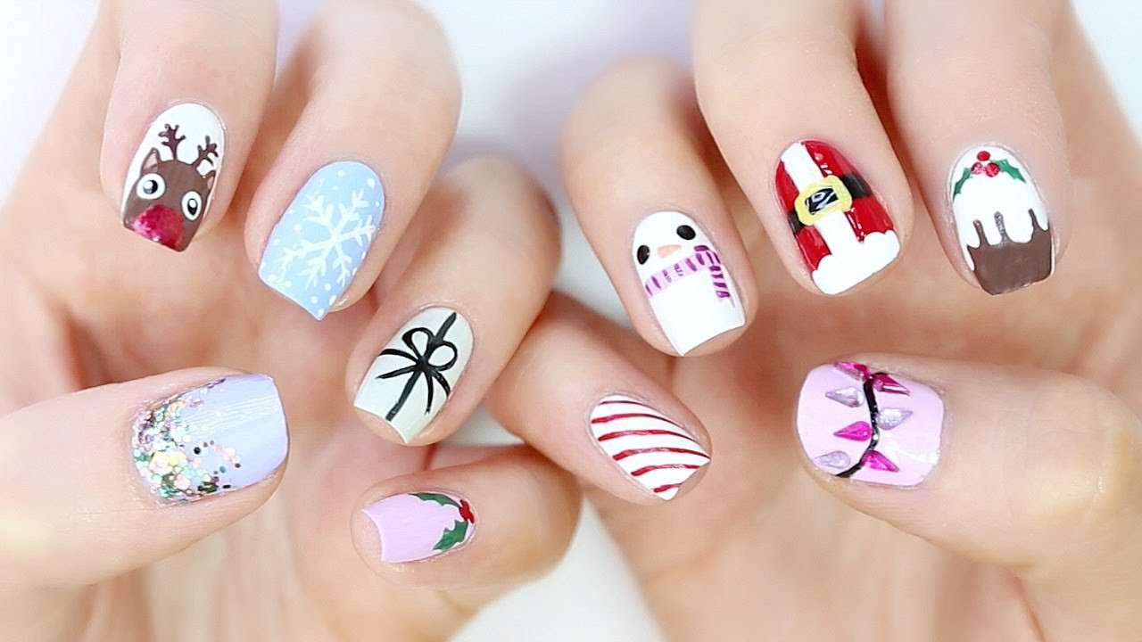 Cute Christmas Nail Ideas
 10 EASY Christmas Nail Designs