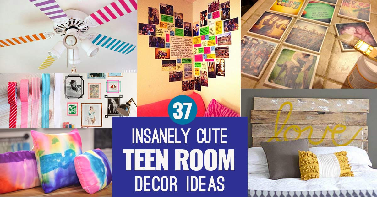 Cute DIY Bedroom Decor
 37 Insanely Cute Teen Bedroom Ideas for DIY Decor