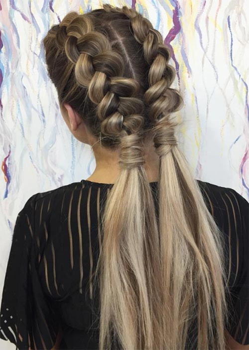 Cute Dutch Braid Hairstyles
 51 Pretty Holiday Hairstyles For Every Christmas Outfit