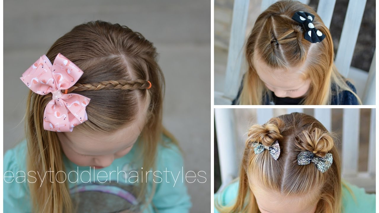 Cute Easy Hairstyles For Kids
 3 Quick and Easy Toddler Hairstyles for Beginners
