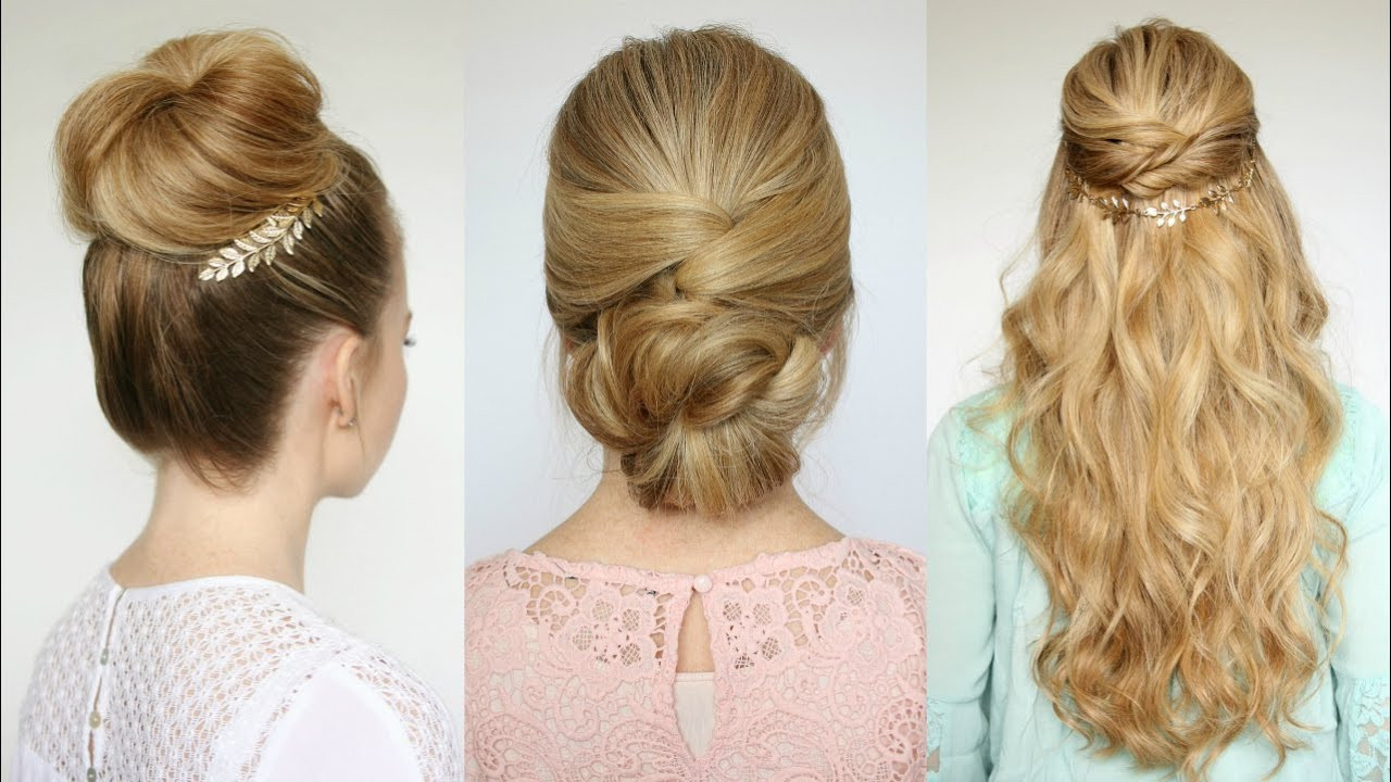 Cute Easy Homecoming Hairstyles
 3 Easy Prom Hairstyles