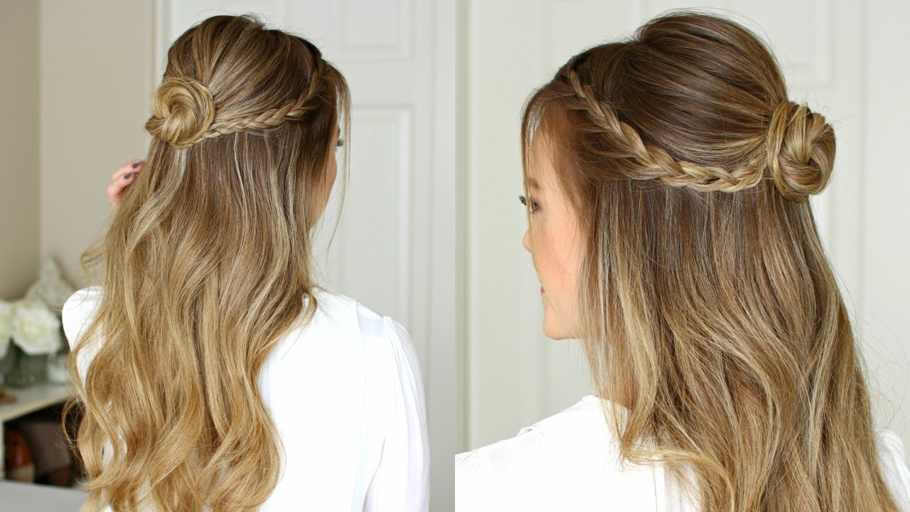 Cute Easy Homecoming Hairstyles
 Easy Half Up Prom Hairstyle