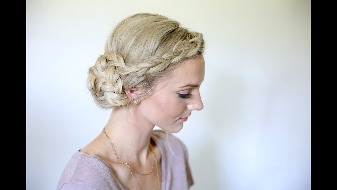 Cute Easy Homecoming Hairstyles
 Easy Braided Side Bun Home ing Hairstyles