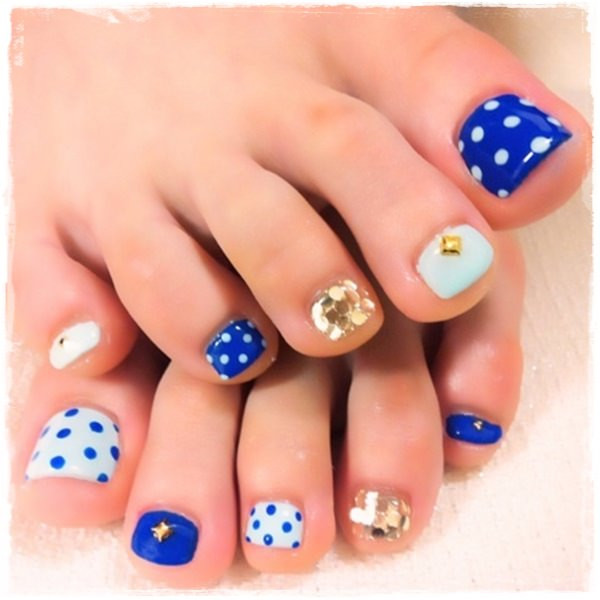 Cute Easy Nail Art
 45 Childishly Easy Toe Nail Designs 2015