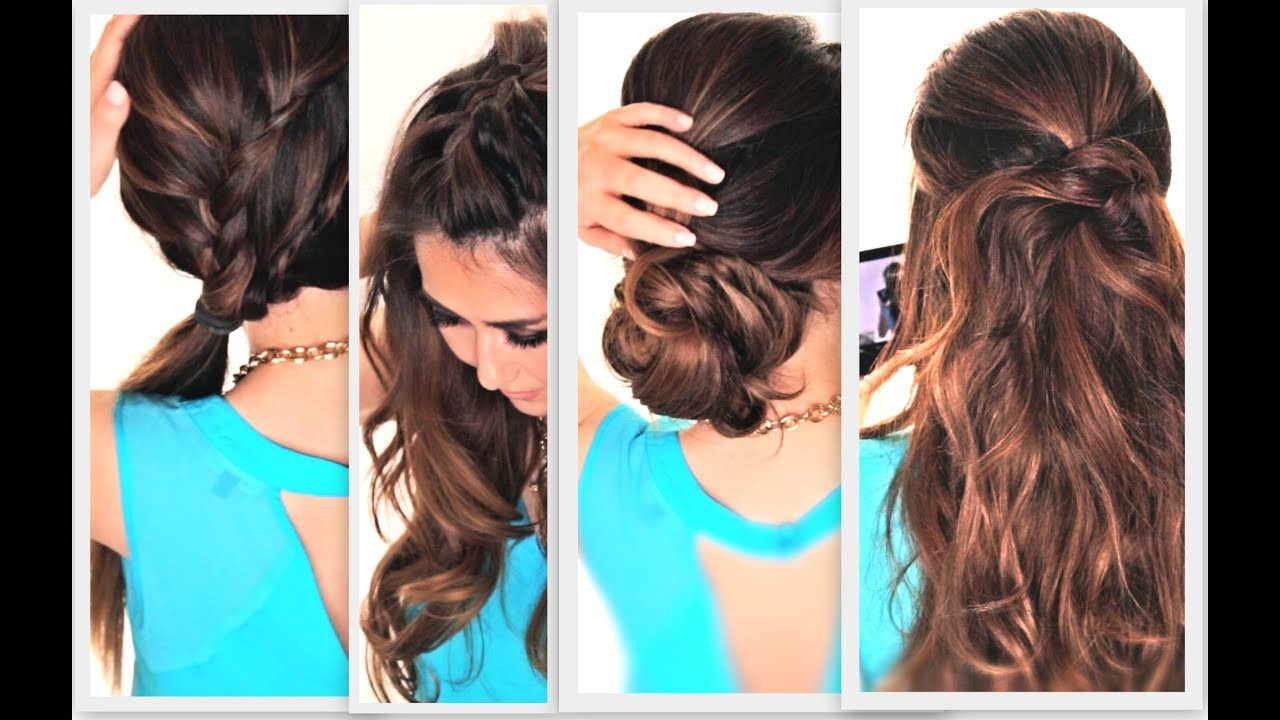 Cute Easy Simple Hairstyles
 6 EASY LAZY HAIRSTYLES