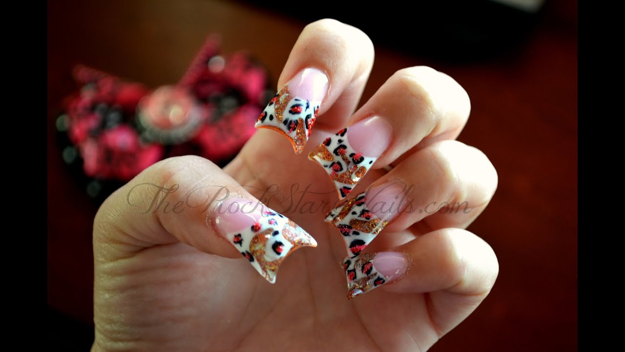 Cute Fall Nail Ideas
 Hint of fall Acrylic nails