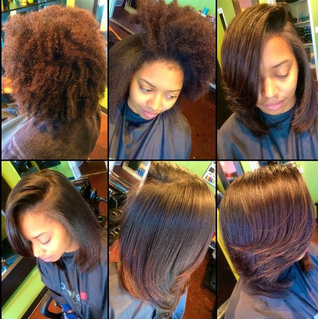 Cute Flat Iron Hairstyles
 I just got my natural hair flat ironed for the first time